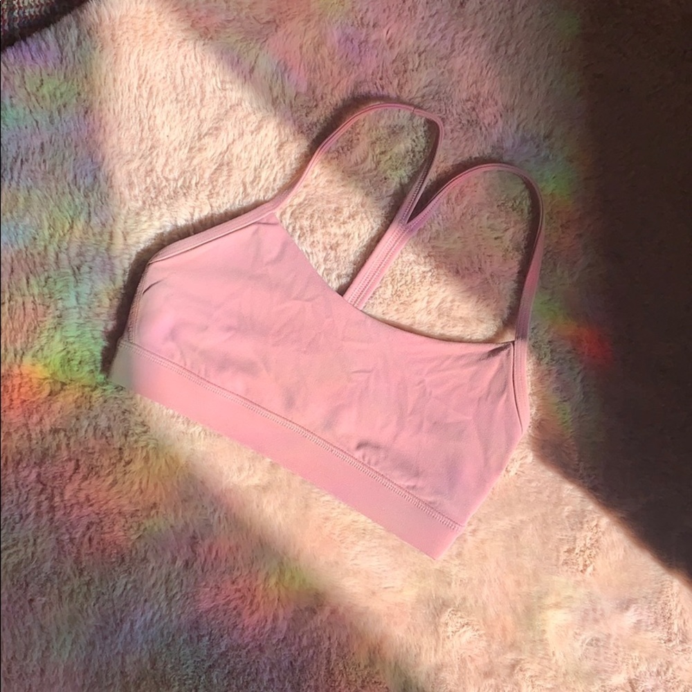 Lulu lemon pink sports bra